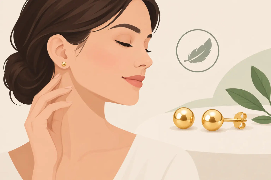 Are Gold Studs Hypoallergenic for Sensitive Skin?