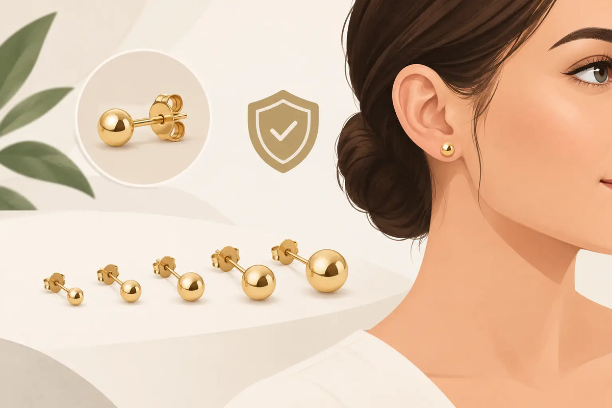 Piercing Stud Size Guide for a Secure Gold Fit