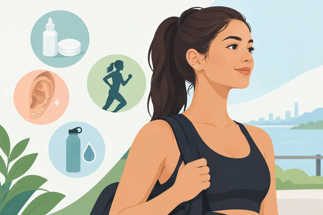 Guide to Piercing Aftercare for Active Women