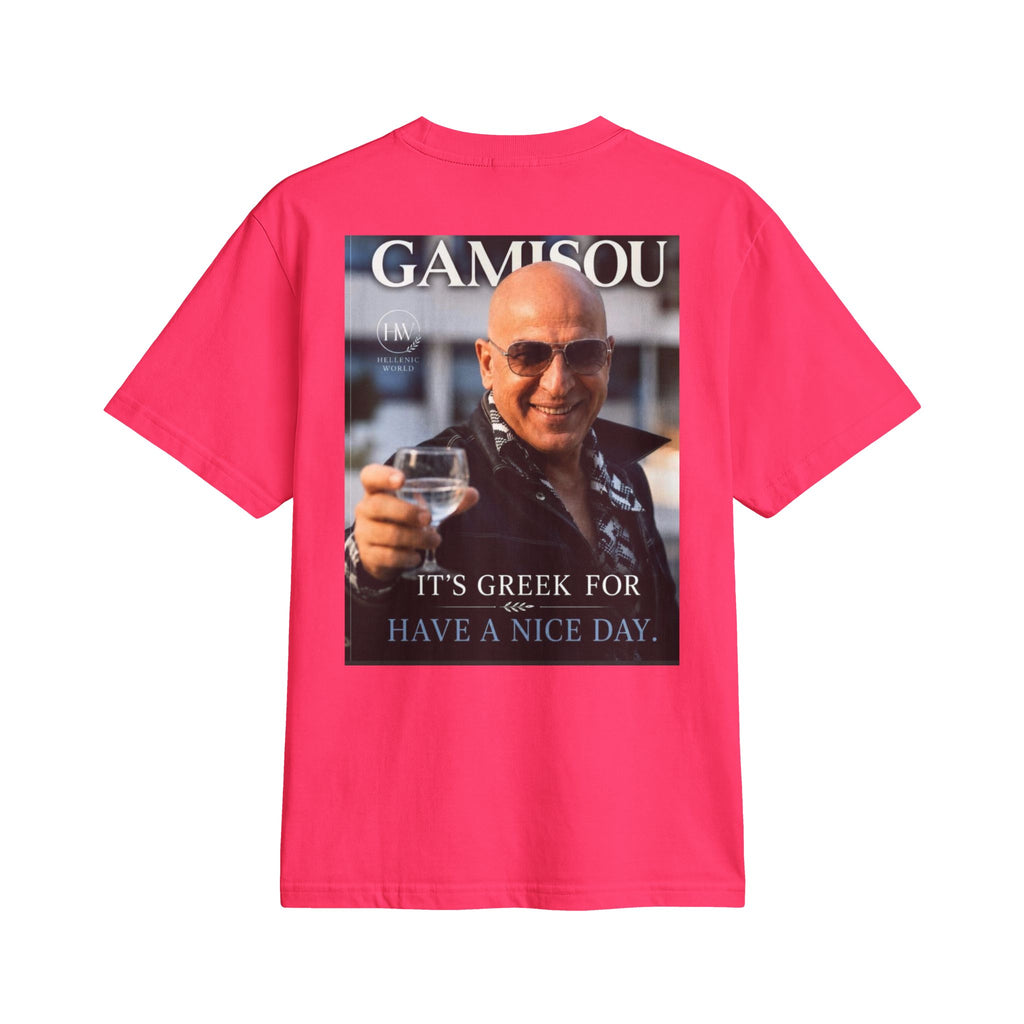 Gamisou Tee — "It's Greek for Have a Nice Day" Vintage Photo T-Shirt