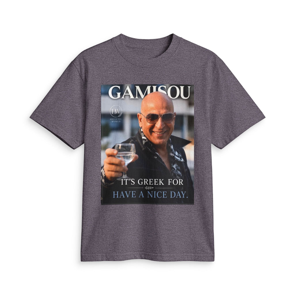 Gamisou Tee — "It's Greek for Have a Nice Day" Vintage Photo T-Shirt