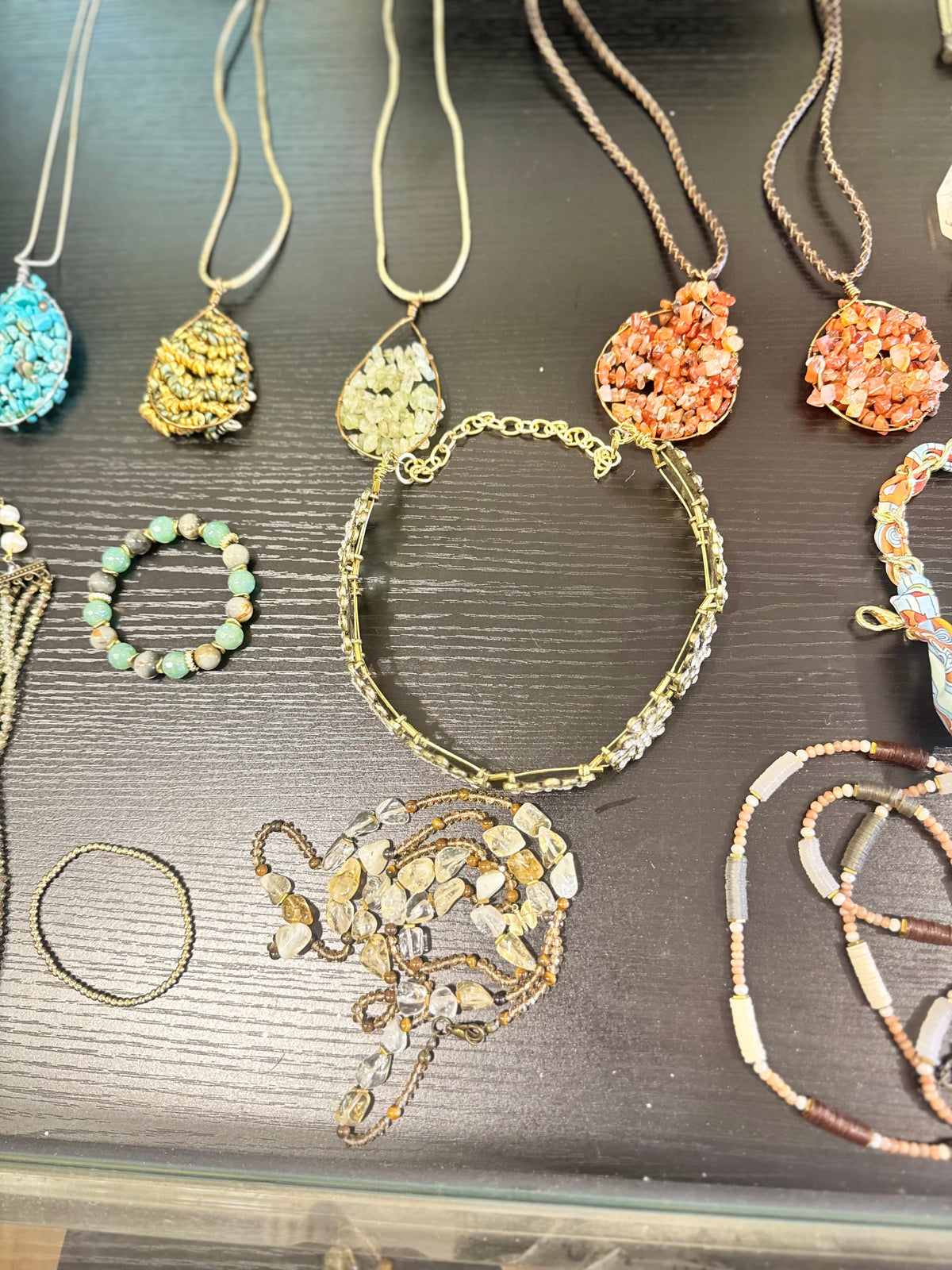 Handmade Real Stone Necklaces & Bracelets