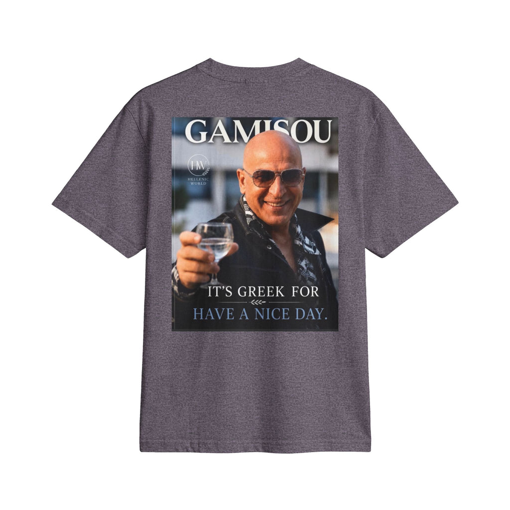 Gamisou Tee — "It's Greek for Have a Nice Day" Vintage Photo T-Shirt