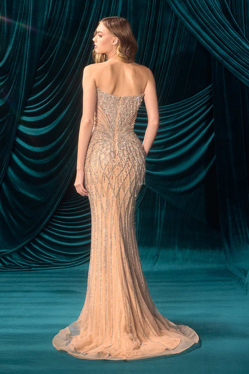 Andrea & Leo A1503 Pure Glamour Fitted Evening Gown – Prom Dress