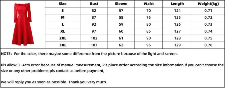 Square-Neck Pleated Wedding Guest Dress – Long Sleeve High-Waisted Mid-Calf