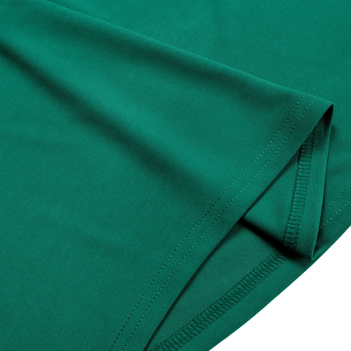 Modest African-Style Church Dress – Pleated A-Line, Short Sleeve