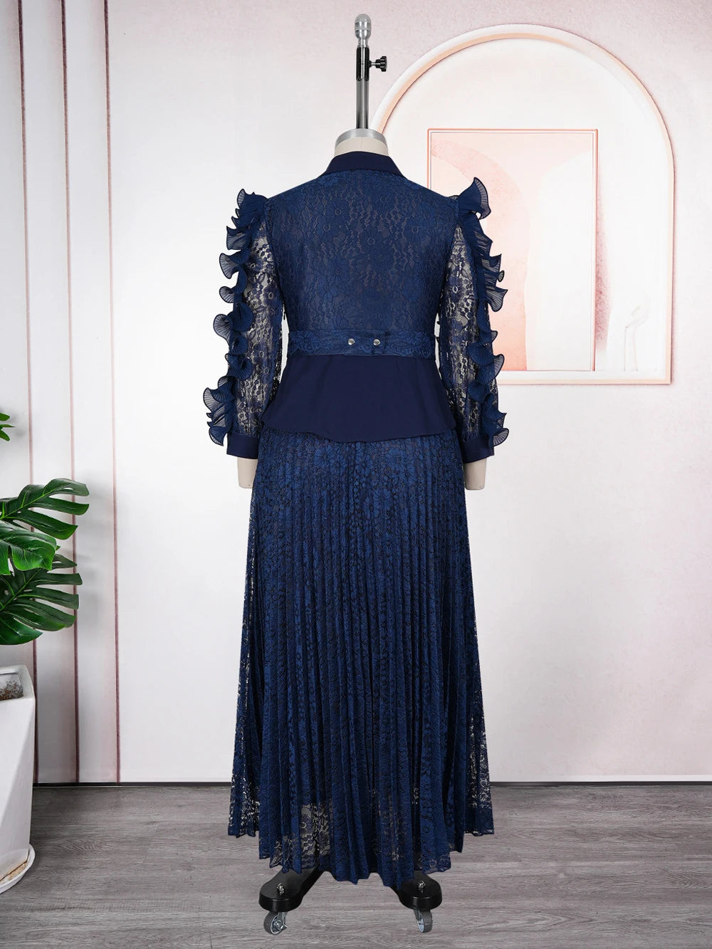 Pleated Long Maxi Dress – Spring Summer Wedding Party & Prom Evening Gown