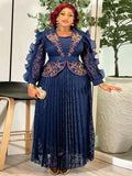 Pleated Long Maxi Dress – Spring Summer Wedding Party & Prom Evening Gown